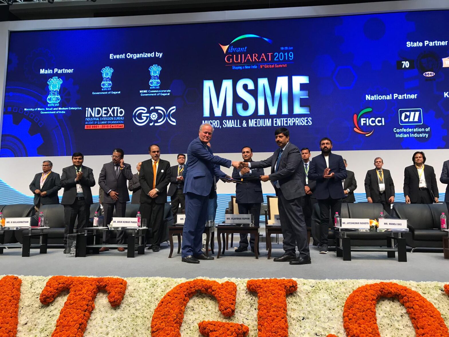 CWEIC Sign MoU at Vibrant Gujarat MSME Conference