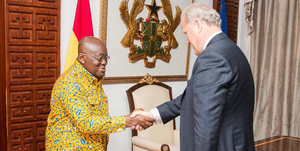 CWEIC Chairman Lord Marland meets HE Nana Akufo-Addo President of Ghana during visit to Accra