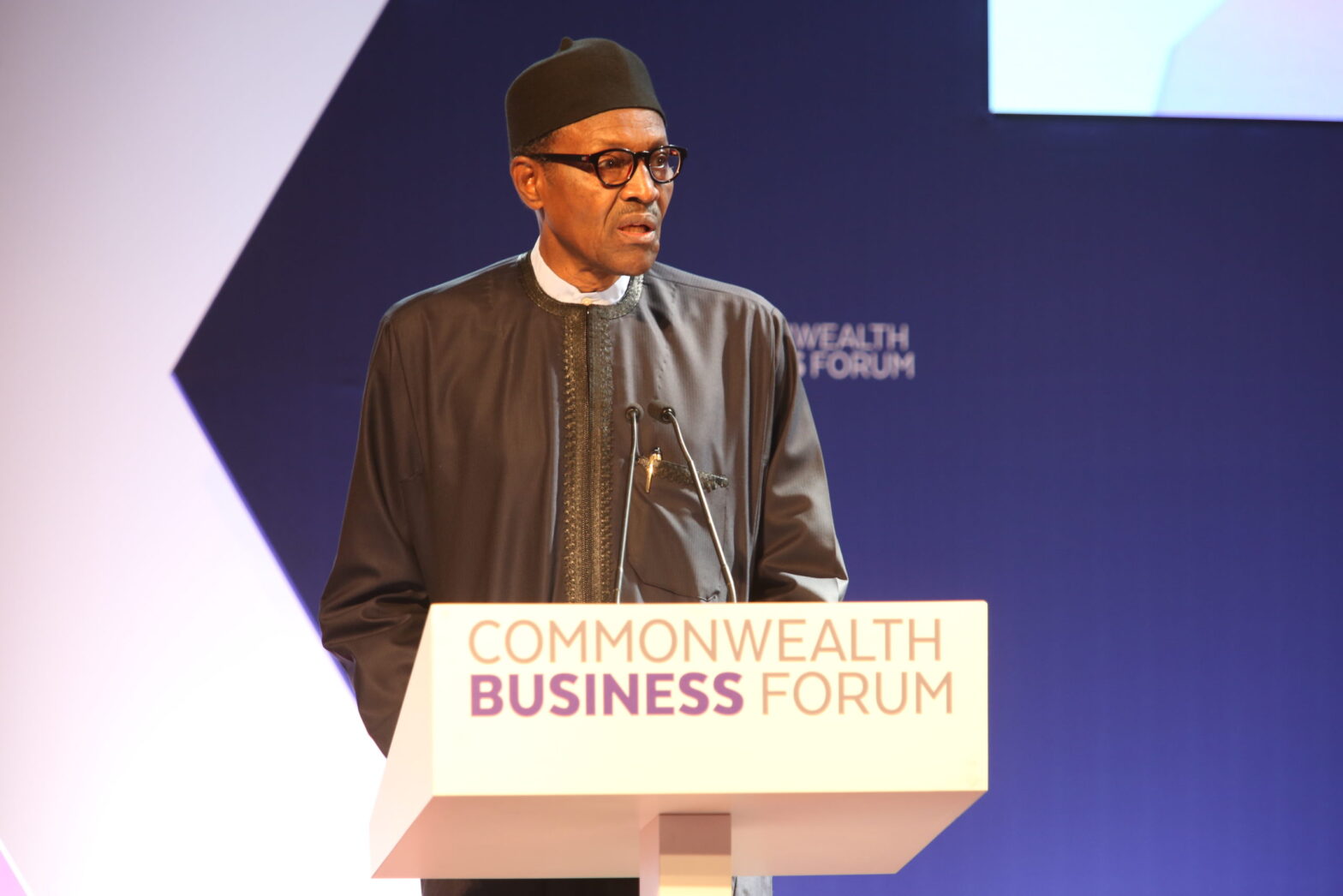 HE Muhammadu Buhari, President of Nigeria Champions Commonwealth Trade in The Times