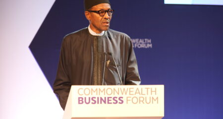 HE Muhammadu Buhari, President of Nigeria Champions Commonwealth Trade in The Times