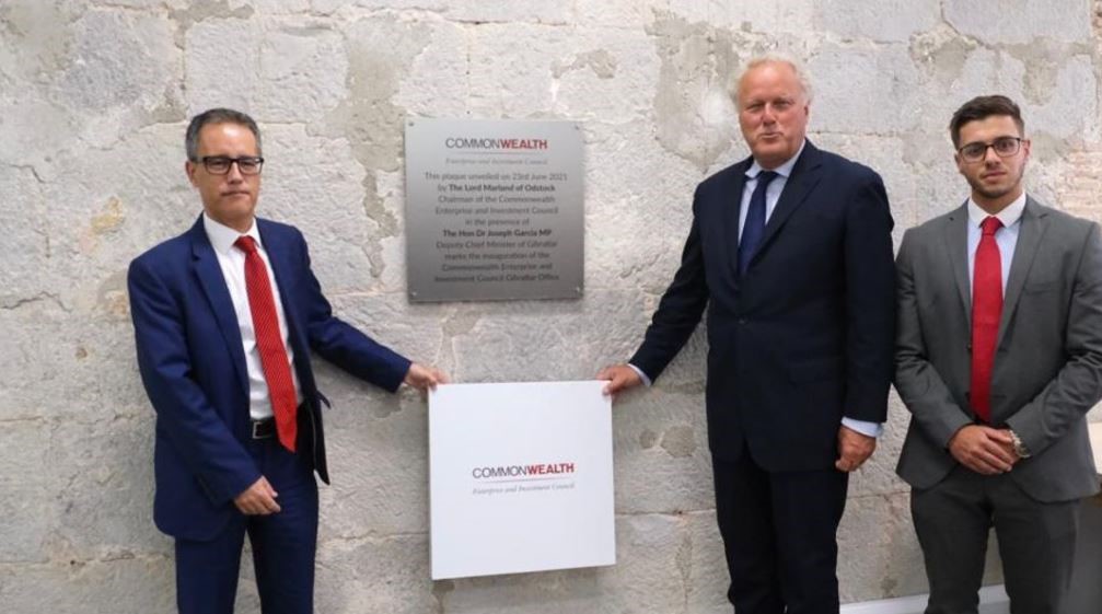 Lord Marland Inaugurates the CWEIC Gibraltar Office