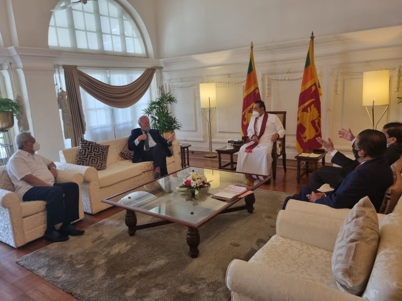 CWEIC Chairman Lord Marland meets with the President and the Prime Minister of Sri Lanka