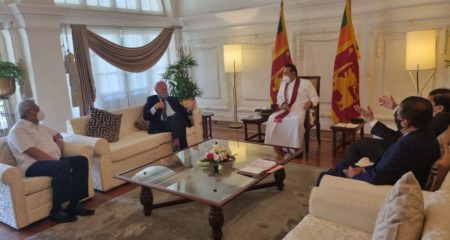 CWEIC Chairman Lord Marland meets with the President and the Prime Minister of Sri Lanka