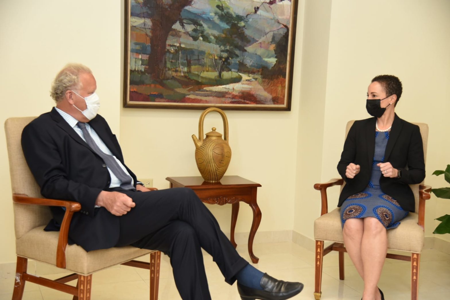 CWEIC Chairman Lord Marland Meets with Minister of Industry and the Minister of Foreign Affairs during visit to Jamaica