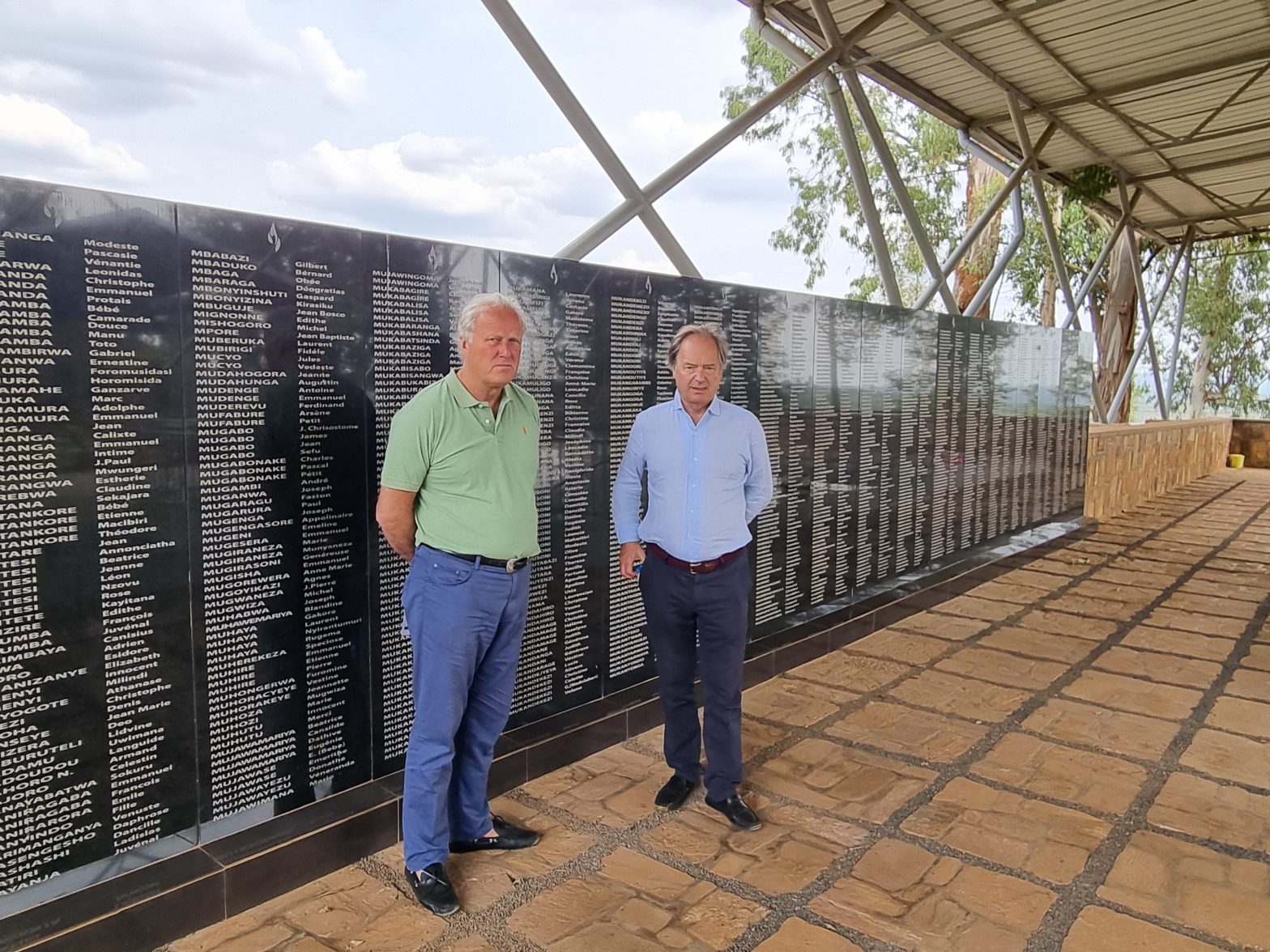 CWEIC Chairman and Deputy Chairman pay Respects at Auca Genocide Memorial Site in Kigali