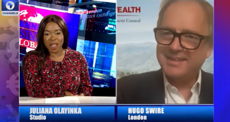 Sir Hugo Swire speaks to Juliana Olayinka from Channels TV Nigeria