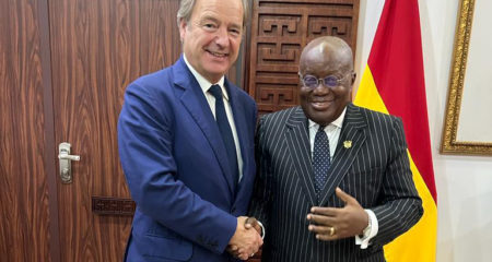 Lord Swire calls on HE Nana Akufo-Addo, President of Ghana