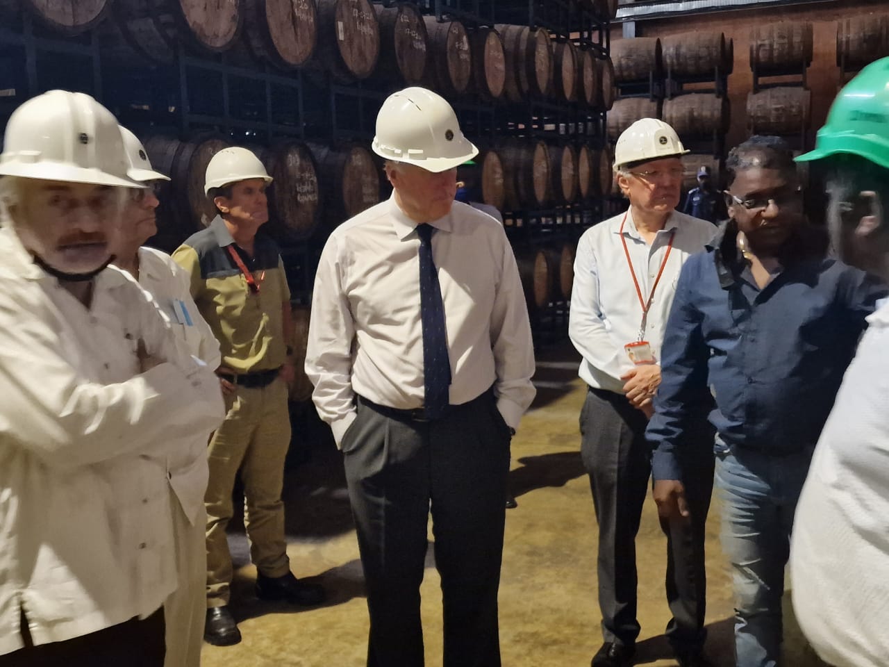 Lord Marland visits Kakira Sugar Factory owned by the Madhvani Group in Jinja, Uganda