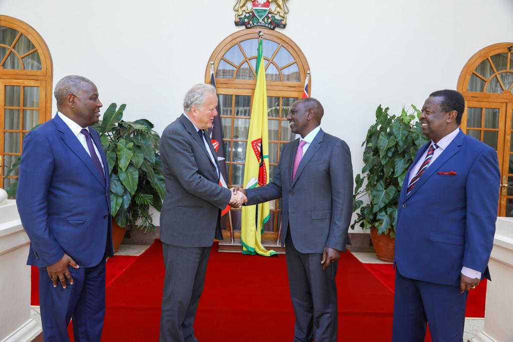 Lord Marland called upon The President of Kenya, HE Dr William Ruto