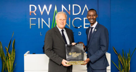 Lord Marland meets with Nick Barigye from the Kigali International Financial Centre