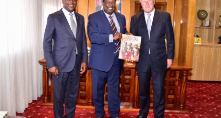 Prime Cabinet Secretary of Kenya, Hon Musalia Mudavadi hosts Lord Marland ahead of East Africa Hub Launch