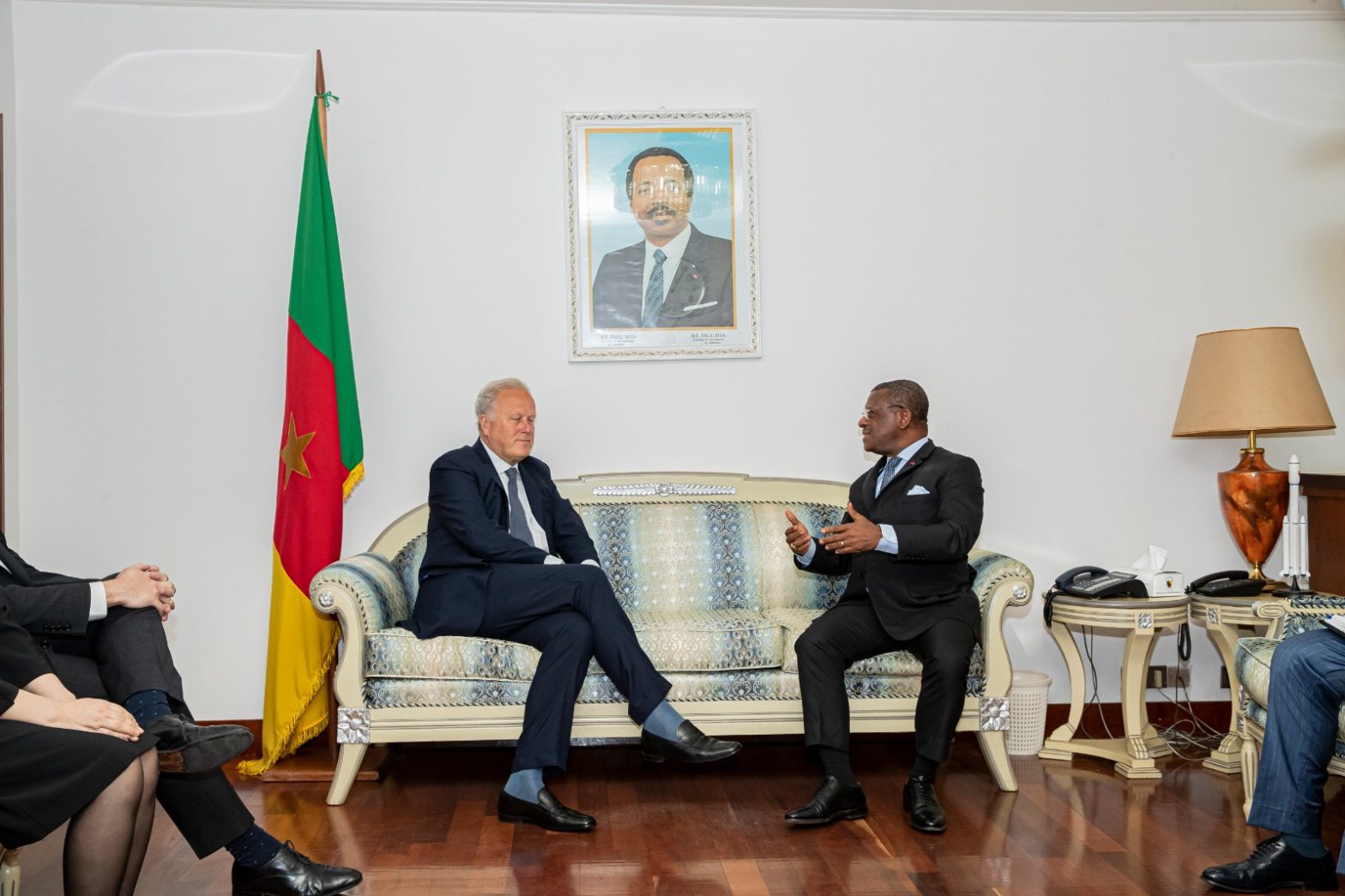 Lord Marland calls upon the Prime Minister of Cameroon Lord Marland calls upon the Prime Minister of Cameroon