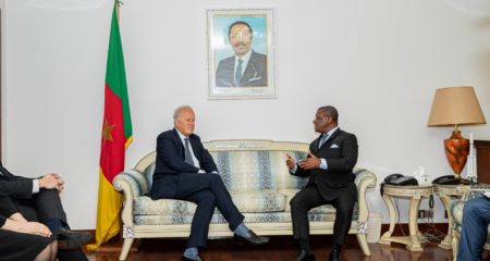 Lord Marland calls upon the Prime Minister of Cameroon