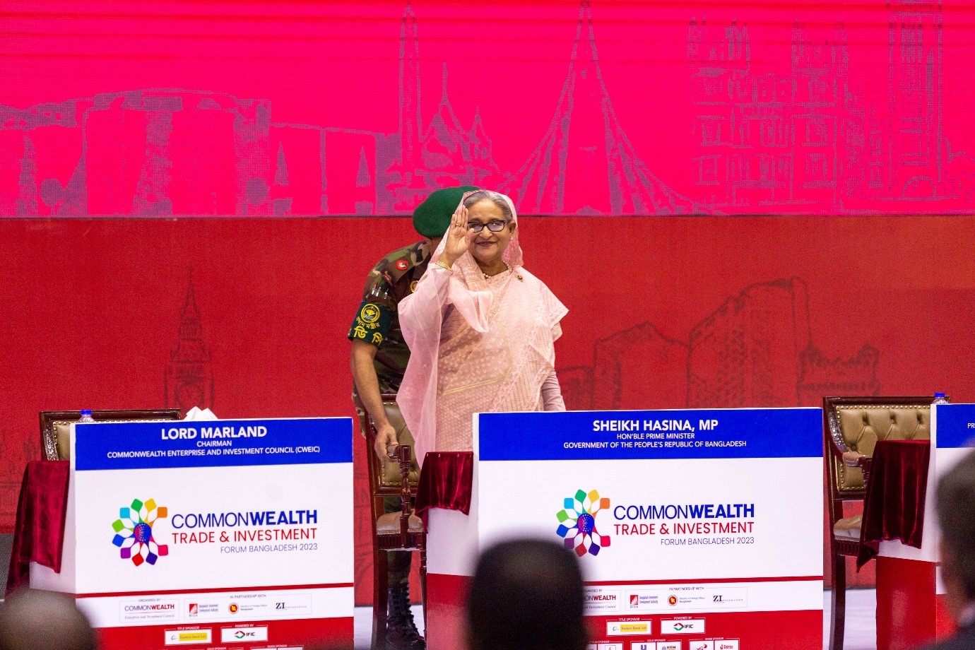 Prime Minister of Bangladesh, H.E. Sheikh Hasina, MP officially inaugurates the Commonwealth Trade and Investment Forum in Dhaka Prime Minister of Bangladesh, H.E. Sheikh Hasina, MP officially inaugurates the Commonwealth Trade and Investment Forum in Dhaka