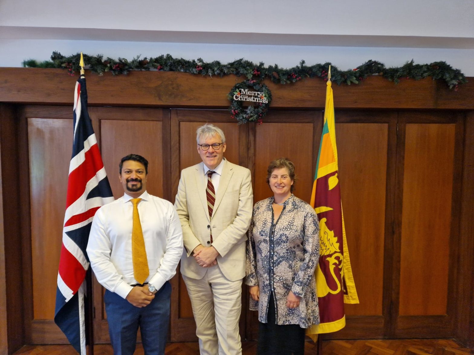 Rosie Glazebrook Calls Upon British High Commissioner to Sri Lanka