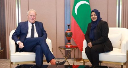 Lord Marland meets with Maldives Minister of State for Foreign Affairs