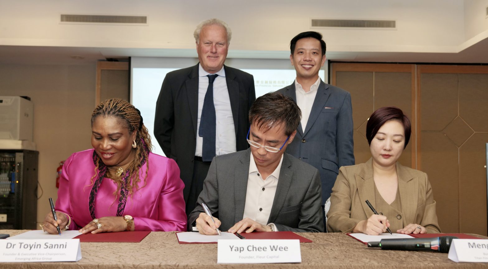 Lord Marland Attends Signing of MoU for the Africa-Asia-Arabia Impact Fund with Strategic Partner Emerging Africa