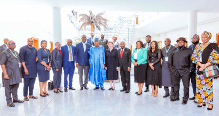 CWEIC Delegation Meets With the Vice President of Nigeria, Senator Kashim Shettima.