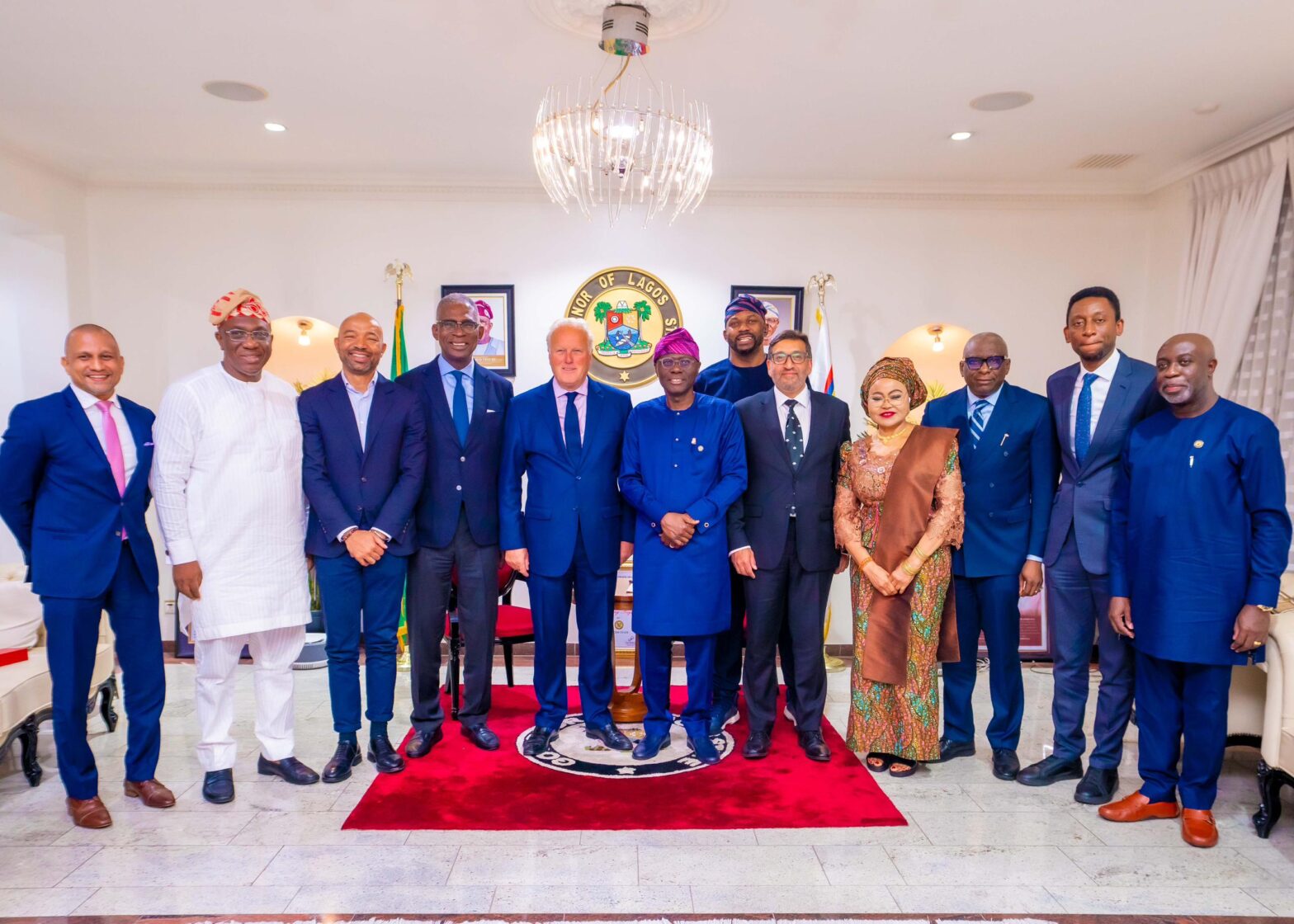 Lord Marland and CWEIC Delegation Calls Upon Lagos Governor, Babajide Sanwo-Olu
