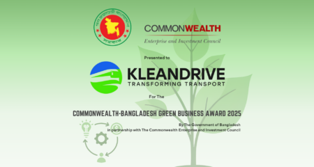 KleanDrive Wins Bangladesh Green Award for Leadership In Clean Transport Innovation